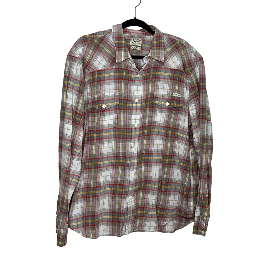 Lucky Brand Sportswear Distinctive Western Buttoned  Long Sleeve Shirt